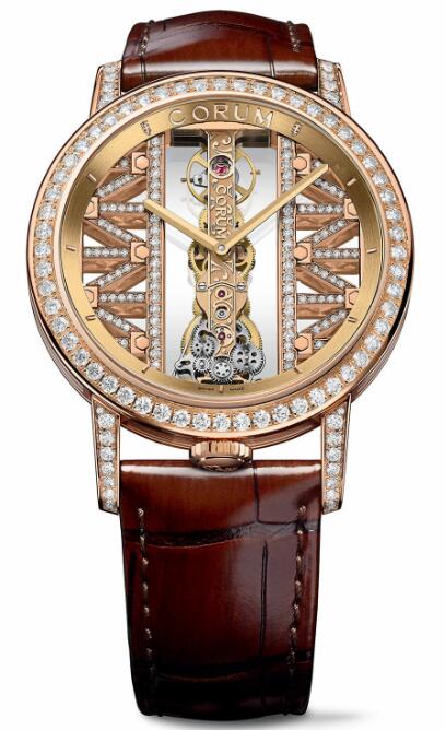 Corum GOLDEN BRIDGE ROUND 43 Replica watch B113/03090–113.901.85/0F02 GG85R